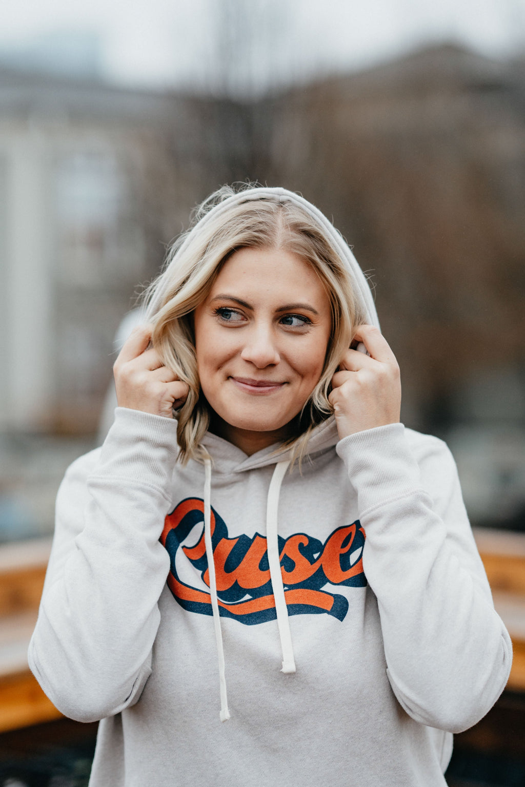Syracuse Script "'Cuse" Hoodie Style001 T-Shirts, Sweatshirt | PureTeeCo.com (Image 2)