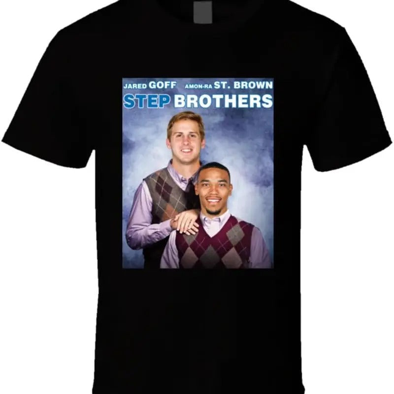Jared Goff Amon-ra St. Brown Detroit Football Fan T Shirt Hoodie, Sweatshirt | PureTeeCo.com