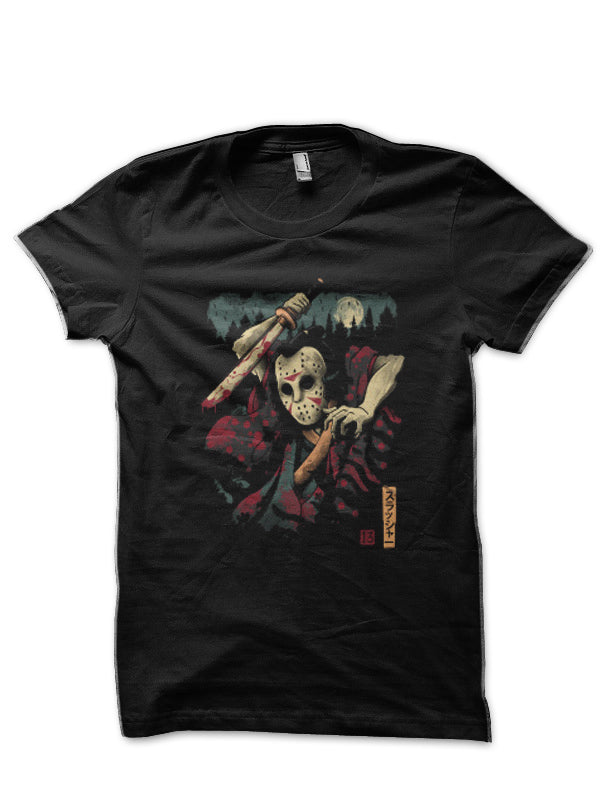 Jason Vorhees Black T-Shirt Hoodie, Sweatshirt | PureTeeCo.com
