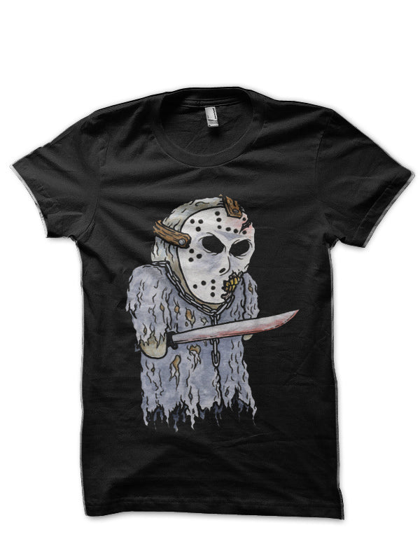 Jason Voorhees, Friday the 13th â€“ Horror Hand Puppet Black T-Shirt Hoodie, Sweatshirt | PureTeeCo.com