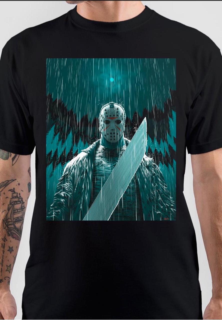 Jason Voorhees Art T-Shirt Hoodie, Sweatshirt | PureTeeCo.com