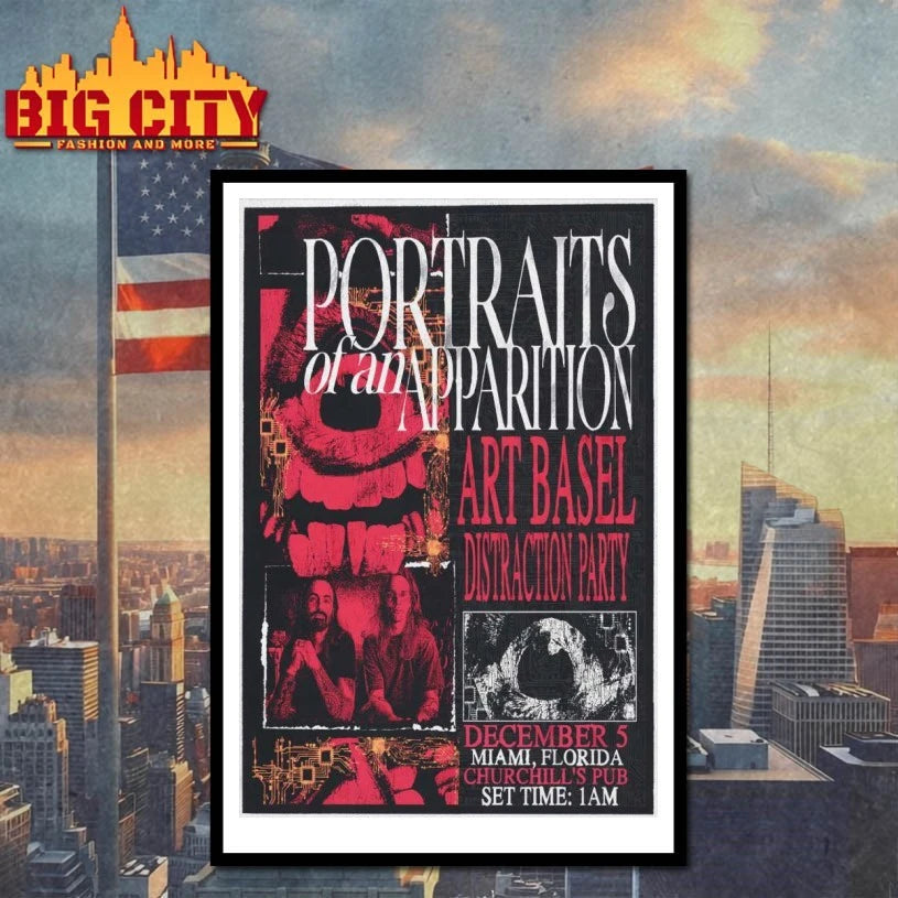 Jay Weinberg With Portraits Of An Apparition Dec 5 2025 Churchill’s Pub In Miami FL Poster shirt
