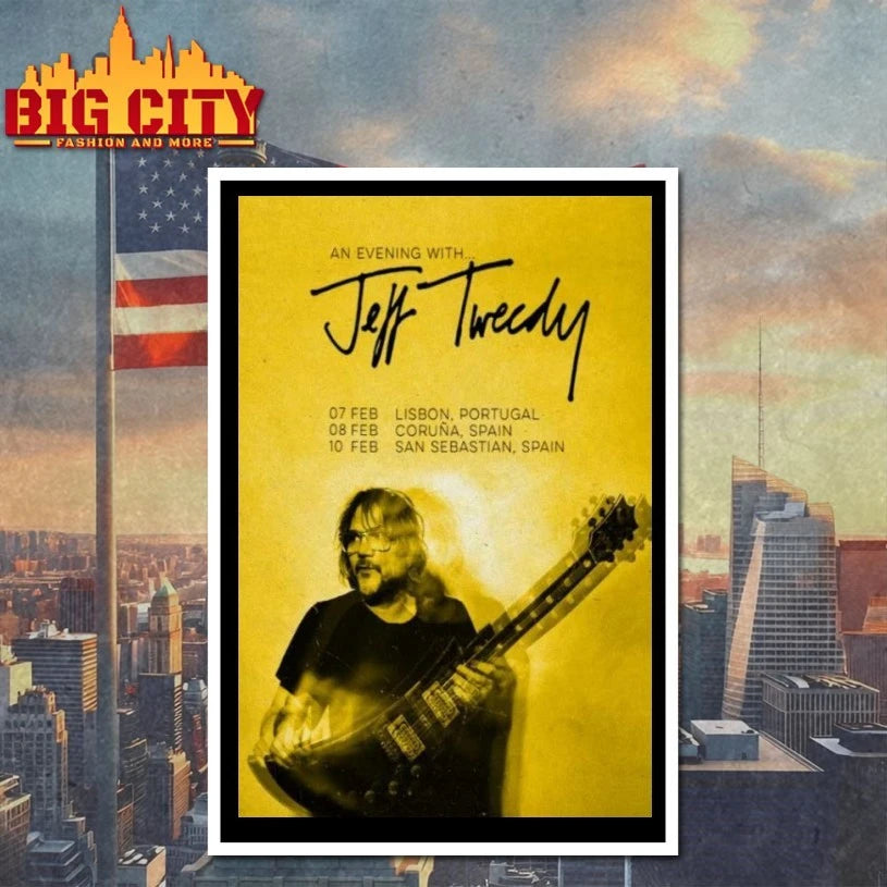 Jeff Tweedy Portugal And Spain 2026 Tour Poster shirt