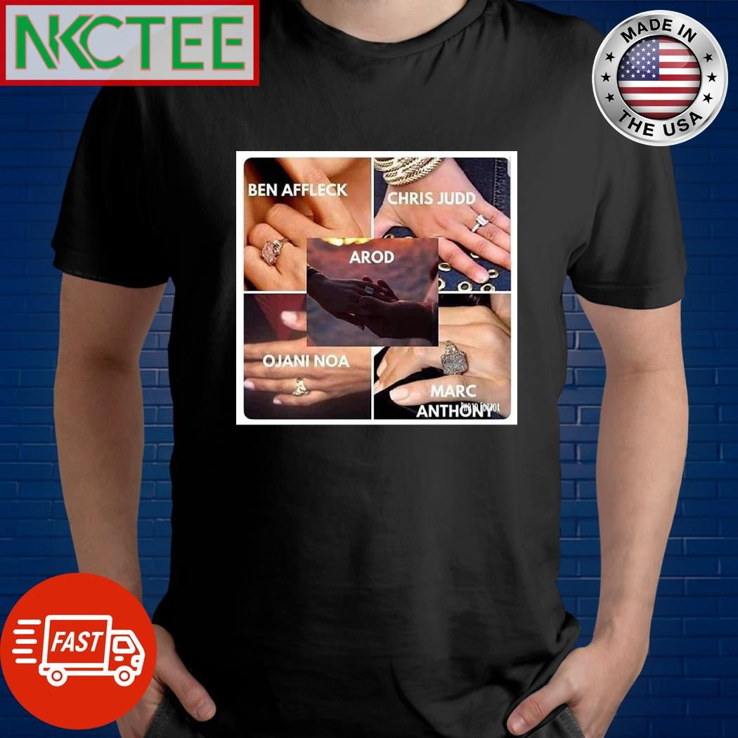 Jennifer Lopez’s definitely collecting rings now shirt