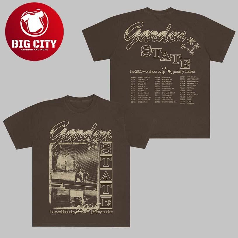 Jeremy Zucker The 2025 World Tour Two Sided Shirt