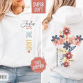 Jesus Is The Light Hoodie, Religious Women's Hooded Sweatshirt, Trendy Women's Hoodie T-Shirts | PureTeeCo.com