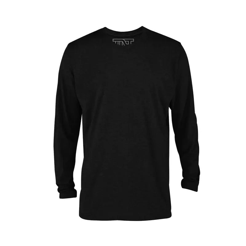 Jet Black Long Sleeve T-Shirt - Black Hoodie, Sweatshirt | PureTeeCo.com