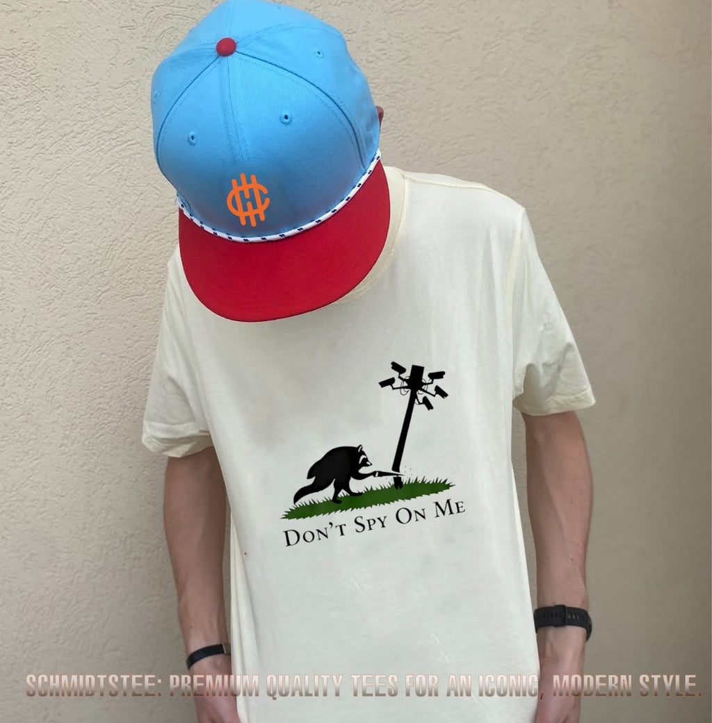 Jimothy Don’t Spy On Me Flock Snake flag shirt