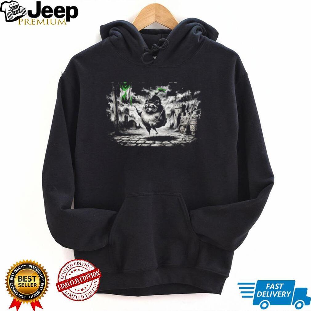 Jimothy the Raccoon Knight medieval fantasy shirt