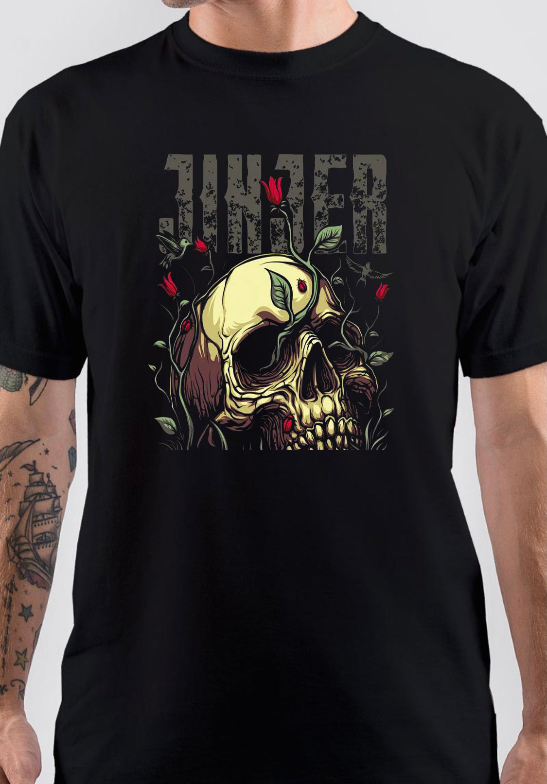 Jinjer Band Skull T-Shirt Hoodie, Sweatshirt | PureTeeCo.com