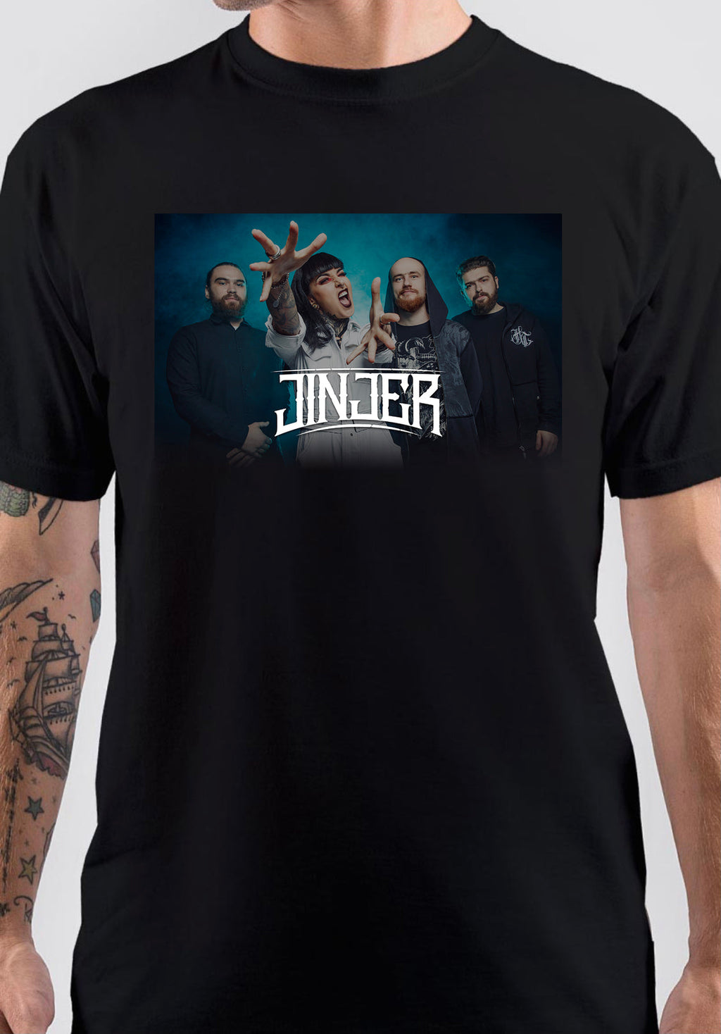 Jinjer Band Members T-Shirt Hoodie, Sweatshirt | PureTeeCo.com
