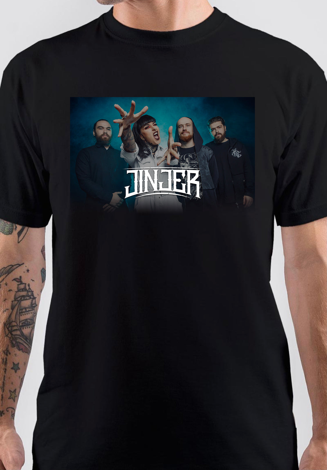 Jinjer Band Members T-Shirt Hoodie, Sweatshirt | PureTeeCo.com