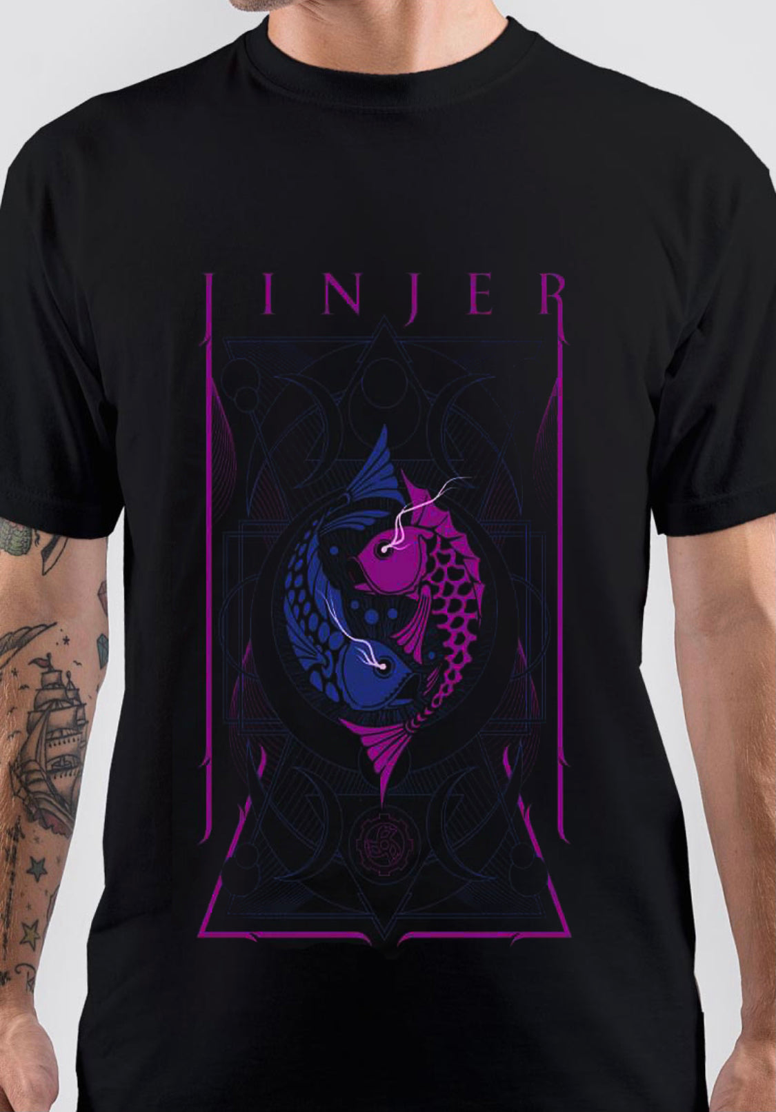 Jinjer Band Pisces T-Shirt Hoodie, Sweatshirt | PureTeeCo.com