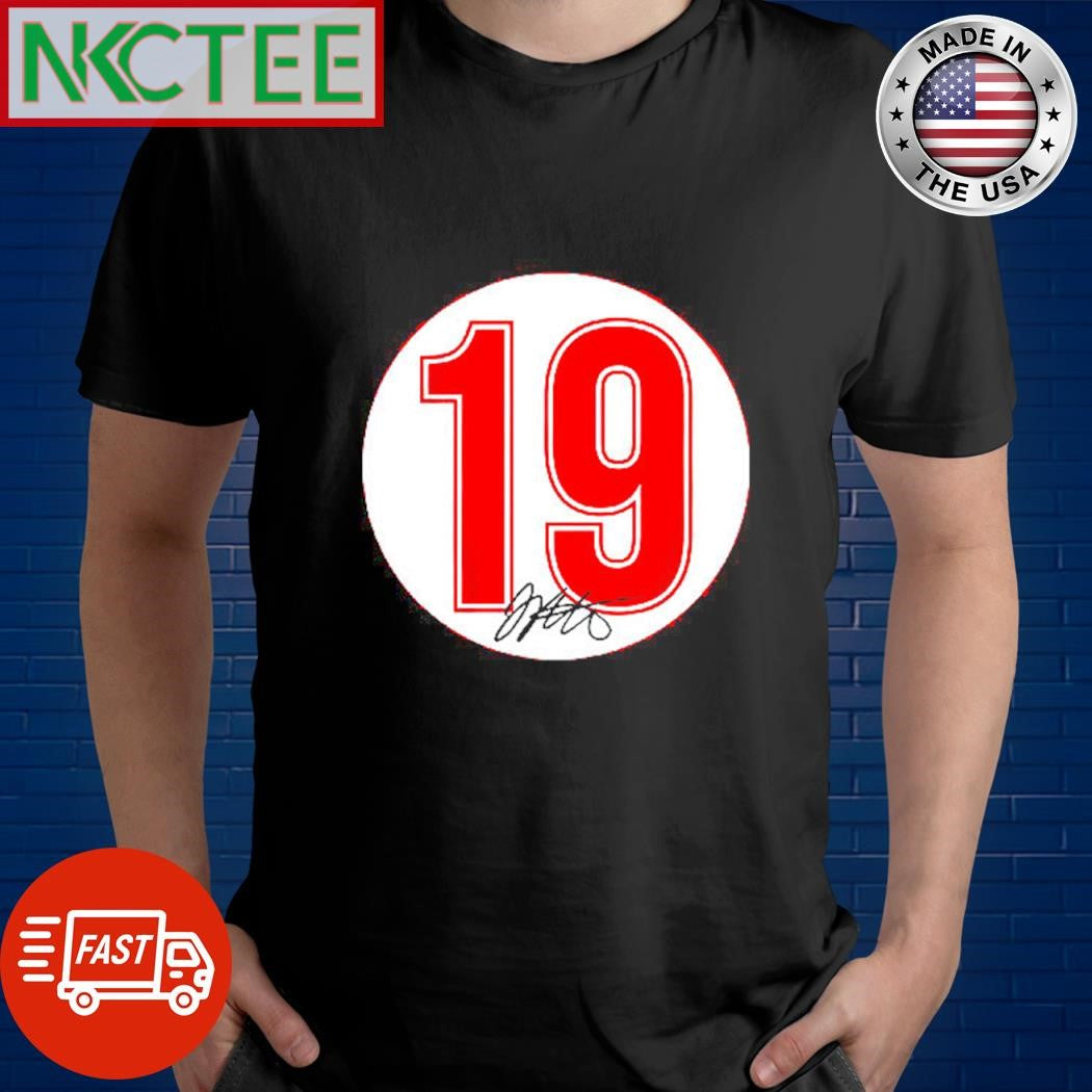 Joey Votto 19 Cincinnati signature circle shirt