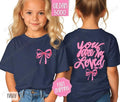 John 3:16 Kids Shirt, Coquette Bow Children's Shirt, Religious Youth Tee Gildan Hoodie, Sweatshirt | PureTeeCo.com