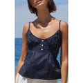 John Galt Women's Blue Polka Dot Tiffany Tank Top T-Shirts, Hoodie, Sweatshirt | PureTeeCo.com