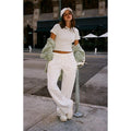 John Galt Women's Light Gray Anastasia Sweatpants T-Shirts, Hoodie, Sweatshirt | PureTeeCo.com