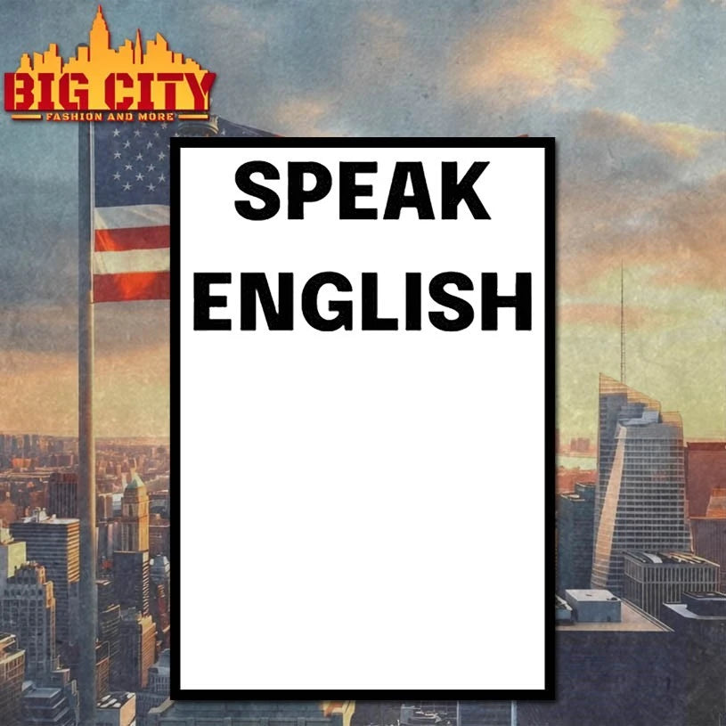 John Rocker Wearing speak english shirt