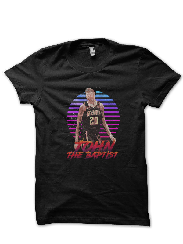 John the Baptist Retrowave Outrunner T-Shirt Hoodie, Sweatshirt | PureTeeCo.com