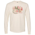 Jolly Merry CHRISTmas Long Sleeve Comfort Colors T-Shirt 'NLB' Hoodie, Sweatshirt | PureTeeCo.com