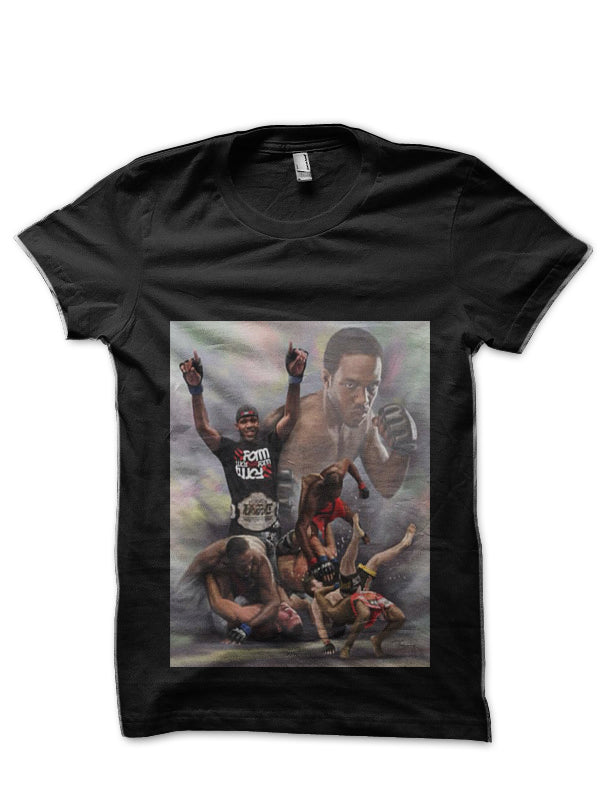 Jon Jones Black T-Shirt Style008 Hoodie, Sweatshirt | PureTeeCo.com