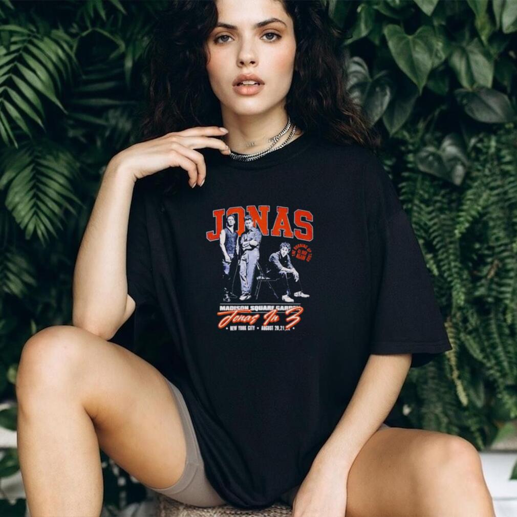 Jonas Brothers Jonas In 3 The Burning Up Tour All Over Again Shirt