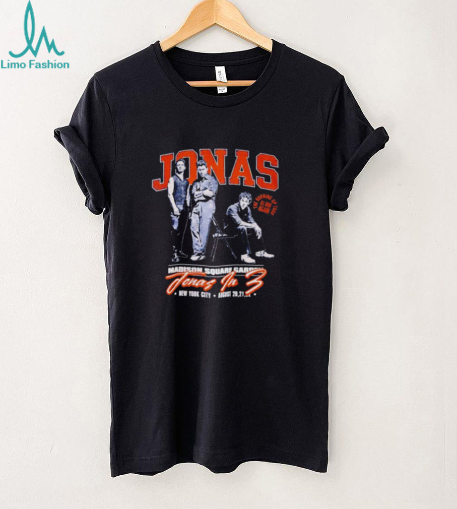 Jonas Brothers Jonas In 3 The Burning Up Tour All Over Again Shirt