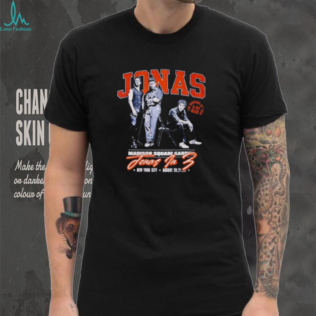 Jonas Brothers Jonas In 3 The Burning Up Tour All Over Again Shirt