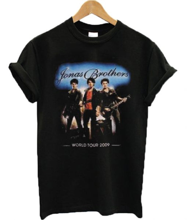 Jonas Brothers World Tour 2009 T-Shirt Hoodie, Sweatshirt | PureTeeCo.com