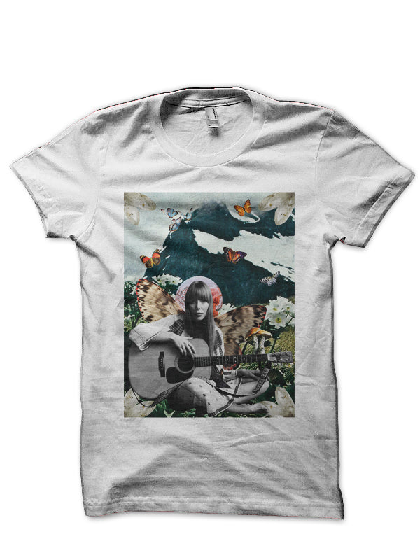 Joni Mitchell White T-Shirt Style002 Hoodie, Sweatshirt | PureTeeCo.com