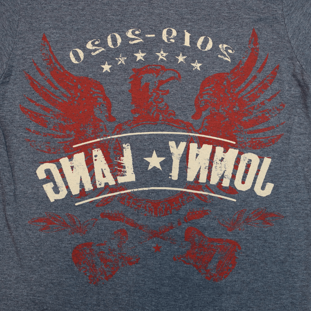 Eagle 2019-2020 Heather Blue T-Shirt Hoodie, Sweatshirt | PureTeeCo.com (Image 3)