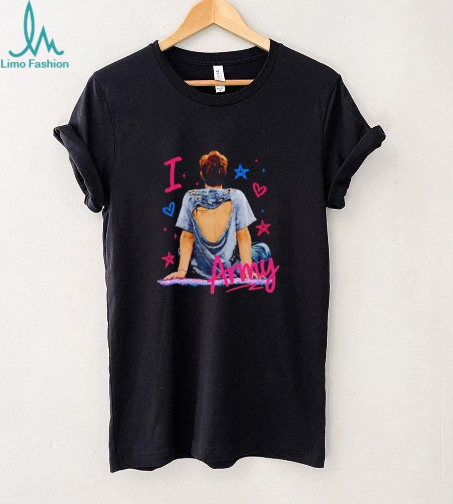 Joonie BTS I Love Army graphic shirt