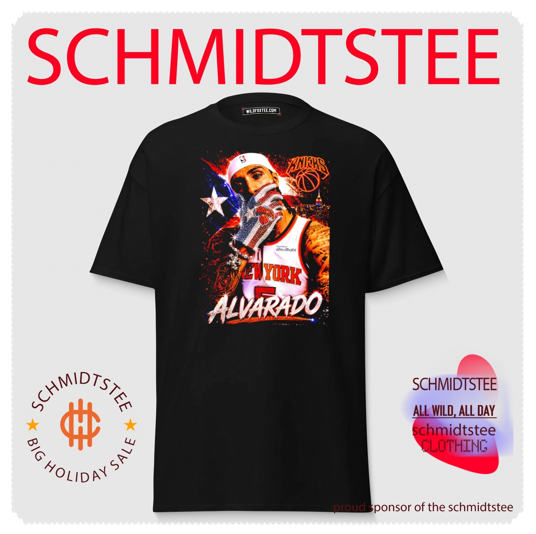 Jose Alvarado New York Knicks IceMan Vintage Graphic shirt