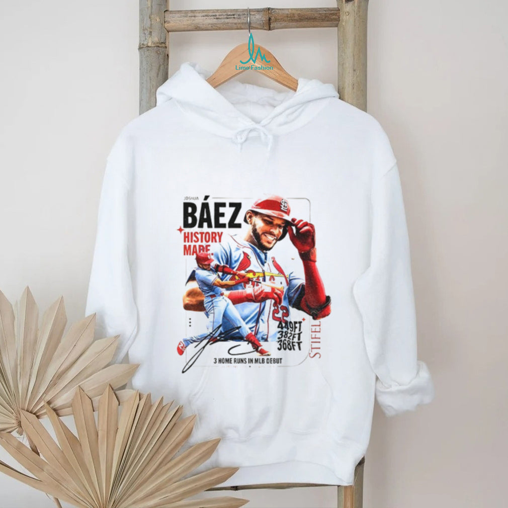 Joshua Baez St. Louis Cardinals History made 3 home runs in 2026 MLB Debuts shirt