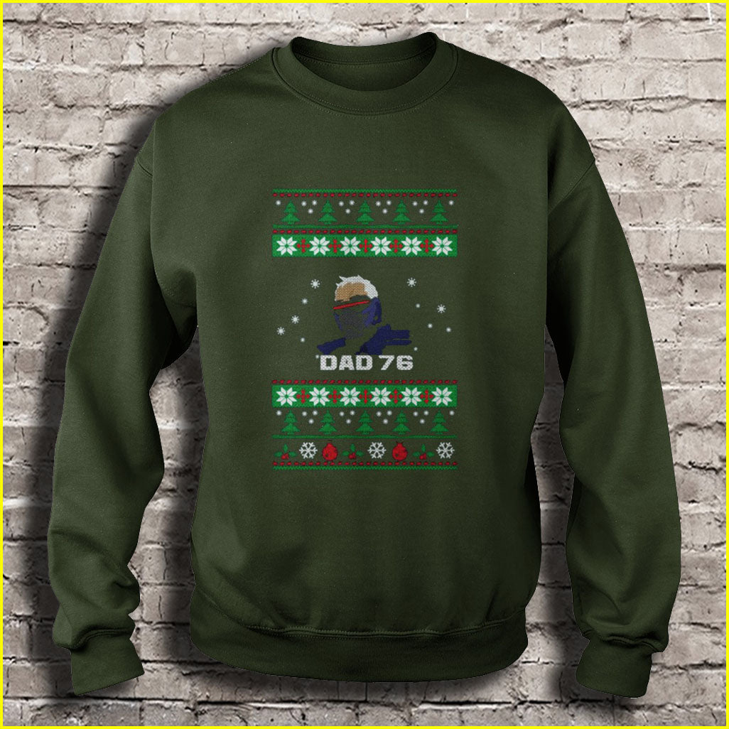 Dad 76 Overwatch Ugly Christmas Sweater