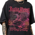 Judas Priest 90s Vintage Bootleg Style T-Shirt, Classic Retro Graphic Unisex Tee Gift For Men and Women Hoodie, Sweatshirt