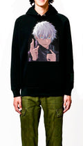 Jujutsu Kaisen Black Hoodie Style001 T-Shirts, Sweatshirt | PureTeeCo.com