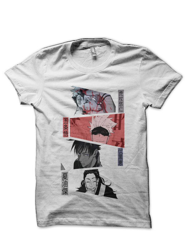 Jujutsu Kaisen White T-Shirt Style003 Hoodie, Sweatshirt | PureTeeCo.com