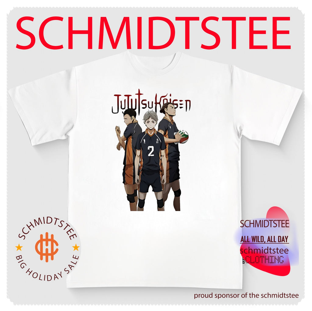 Jujutsu Kaisen x Haikyuu anime shirt