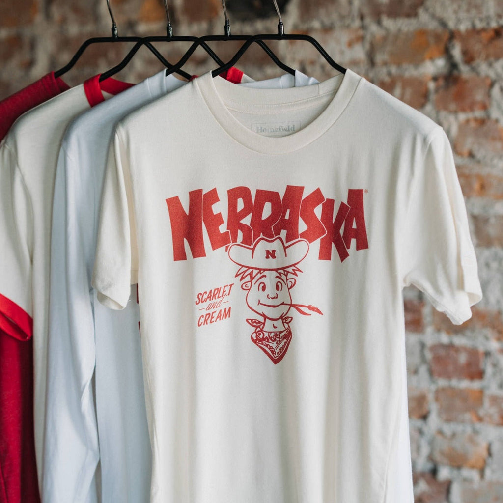 Nebraska Scarlet and Cream Herbie Husker Tee Hoodie, Sweatshirt | PureTeeCo.com (Image 2)
