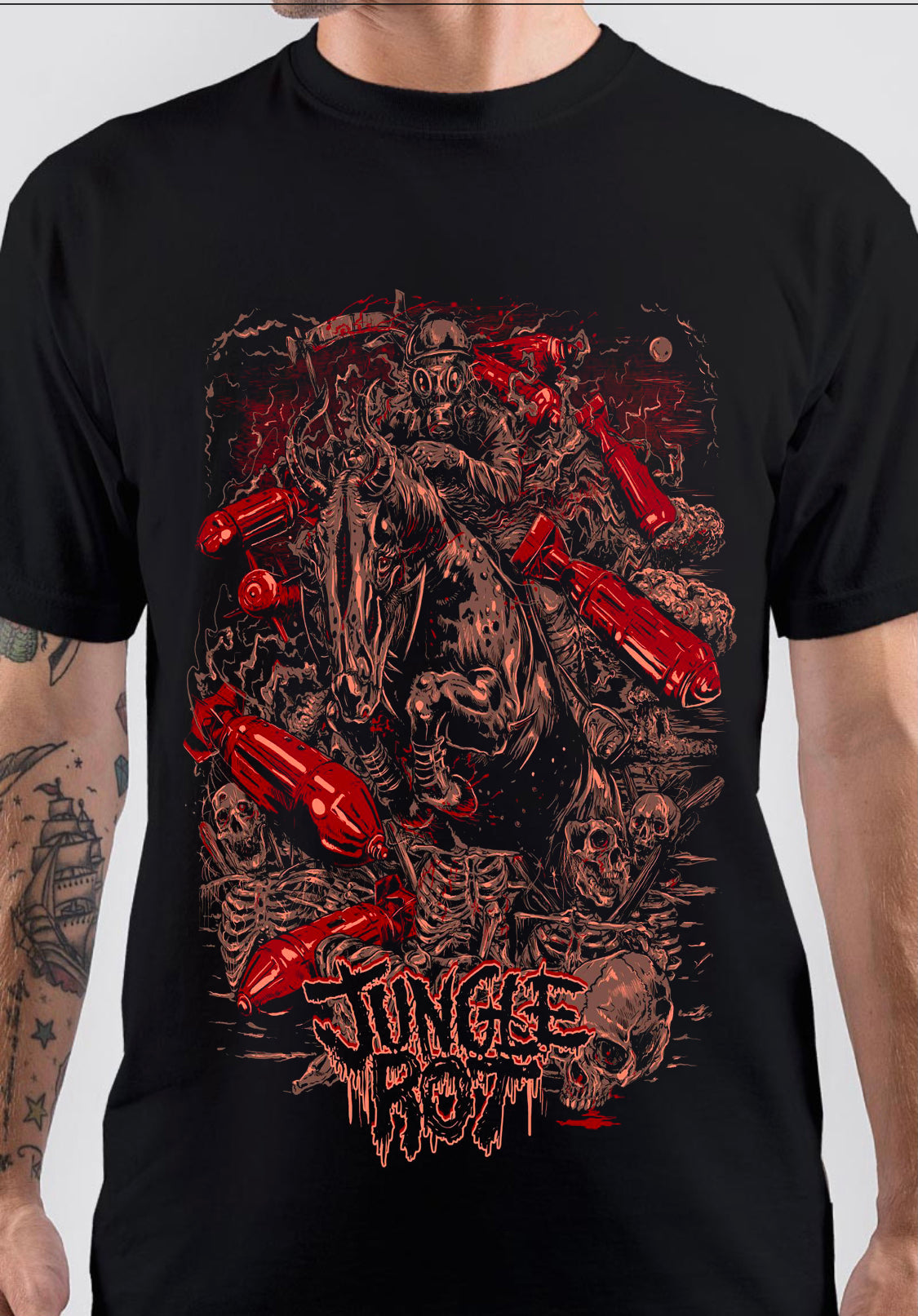 Jungle Rot Art T-Shirt Style001 Hoodie, Sweatshirt | PureTeeCo.com