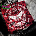 Just Because You Are Breathing, Doesn't Mean You Are Alive Red & Black Tie Dye T-shirt or Sweatshirt
