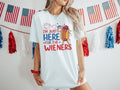 Just Here For The Wieners Shirt, 4th of July Funny Hot Dog, Independence Day Tee, Retro America Patriotic Weenies Hoodie,...