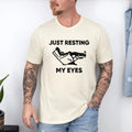 Just Resting My Eyes, Recliner, Tired Dad Shirt, Funny Dad Shirt, Funny Mens Shirt, Funny Father's Day Shirts, Nap Champ,...