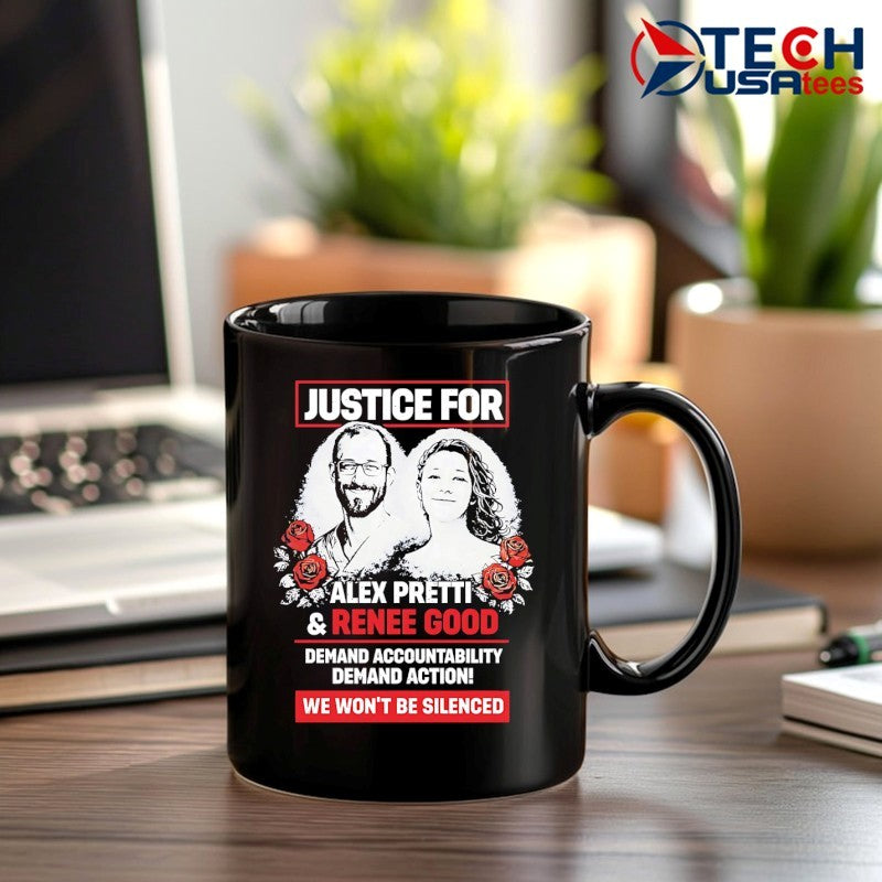 Justice for Alex Pretti and Renee Good we won’t be silenced shirt