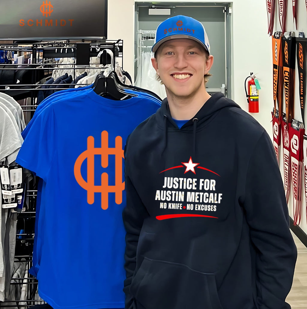 Justice for austin metcalf no knife no excuses shirt