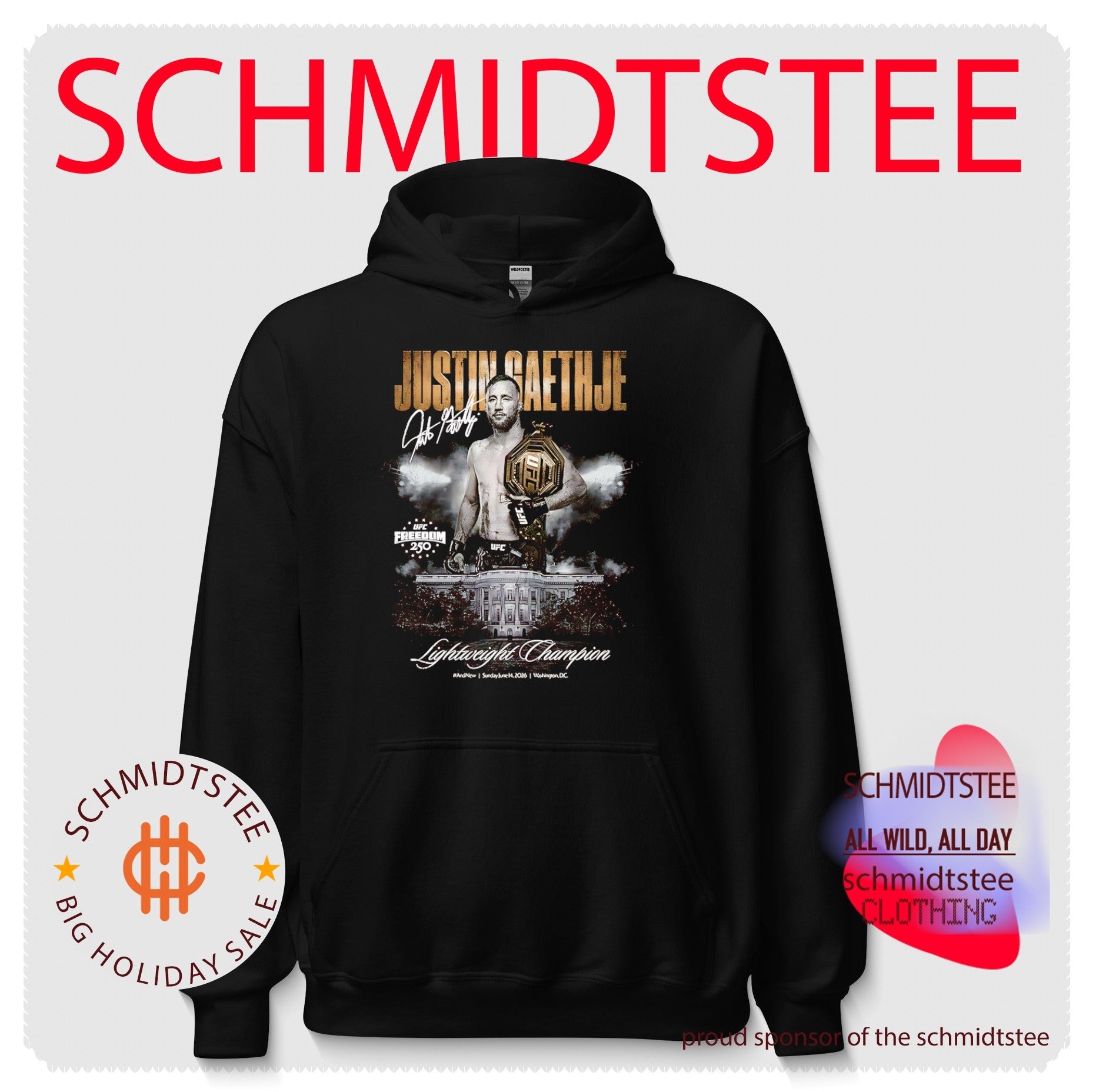 Justin Gaethje Lightweight Champion UFC Freedom 250 2026 shirt