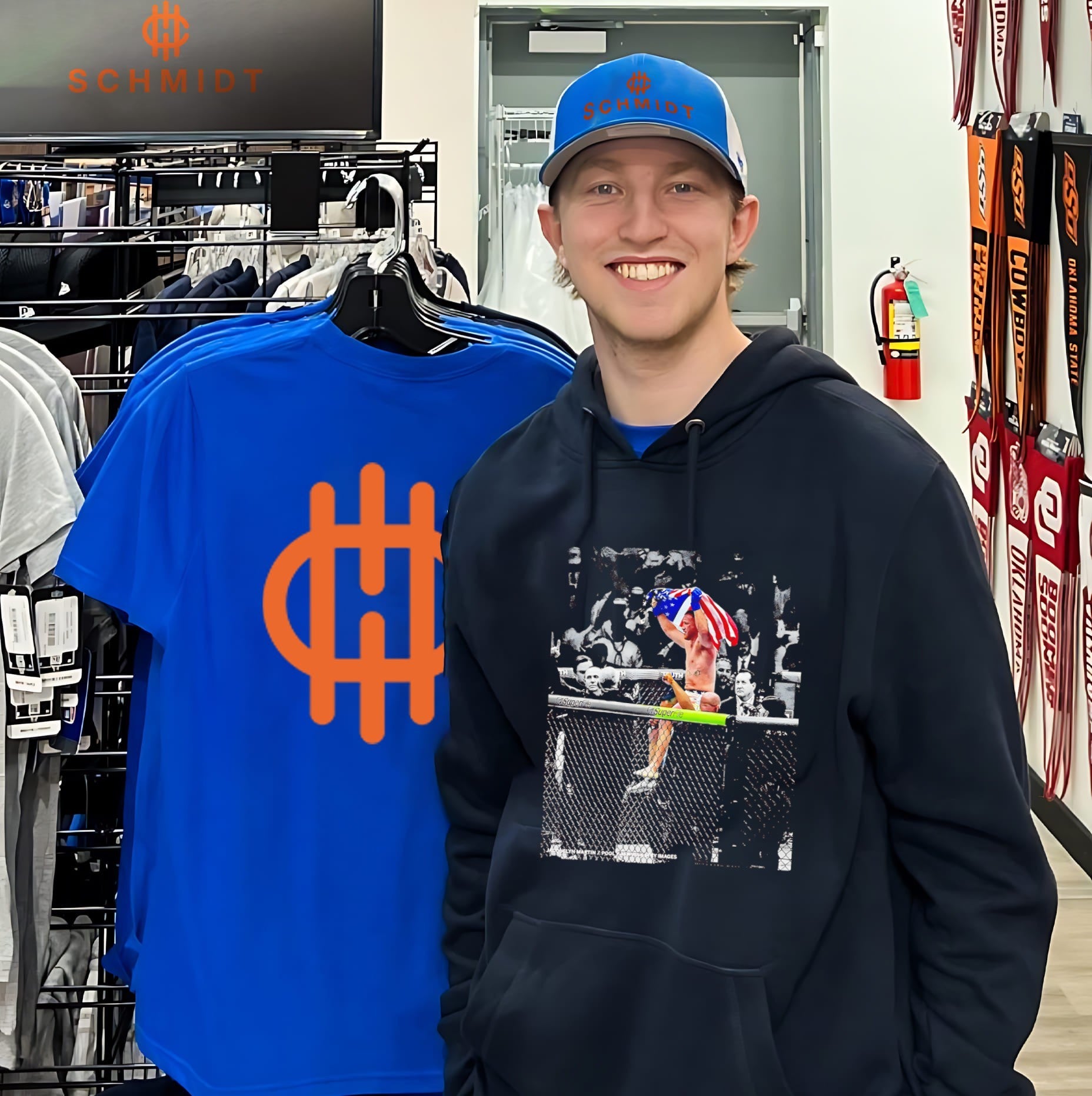 Justin Gaethje UFC Champions 2026 picture collage shirt
