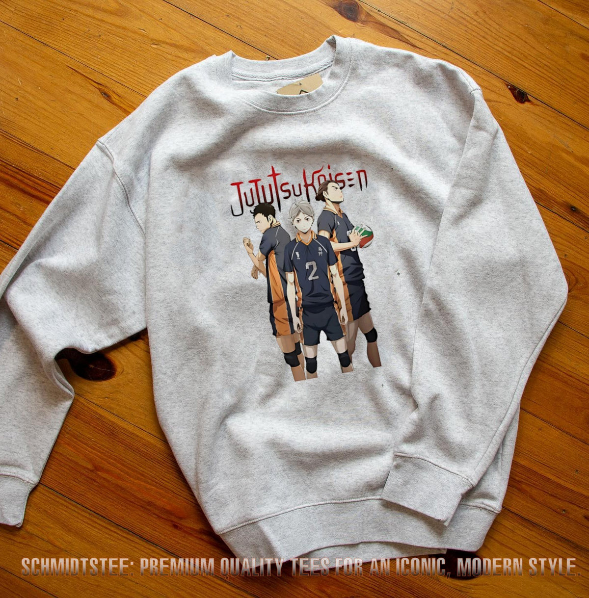 Jututsu Kaisen Haikyuu Anime Mashup shirt