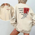 K0e Wetzei High Road Both Sided Sweatshirt, Country Music Shirt, Summer Music Festival Crewneck, Ticket To Your Shit...